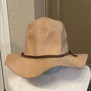 Brixton Beige Felt Floppy Hat